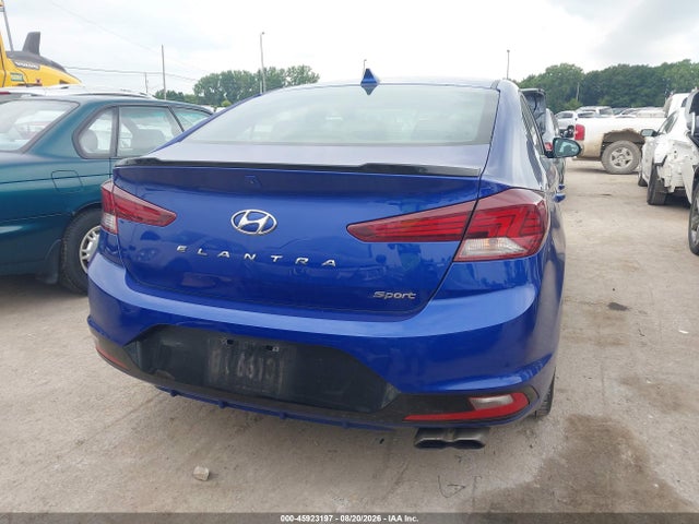 Продаж на аукціоні авто 2020 Hyundai Elantra Sport, vin: KMHD04LBXLU061547, номер лоту: 45923197