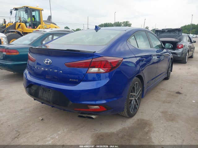 Продаж на аукціоні авто 2020 Hyundai Elantra Sport, vin: KMHD04LBXLU061547, номер лоту: 45923197