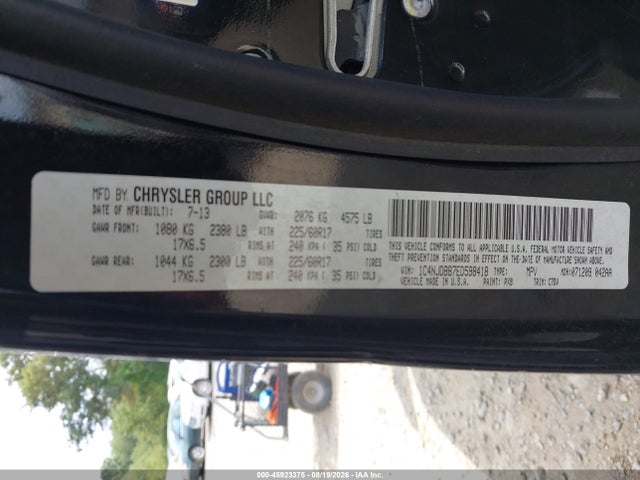 Продажа на аукционе авто 2014 Jeep Compass Sport, vin: 1C4NJDBB7ED598418, номер лота: 45923375