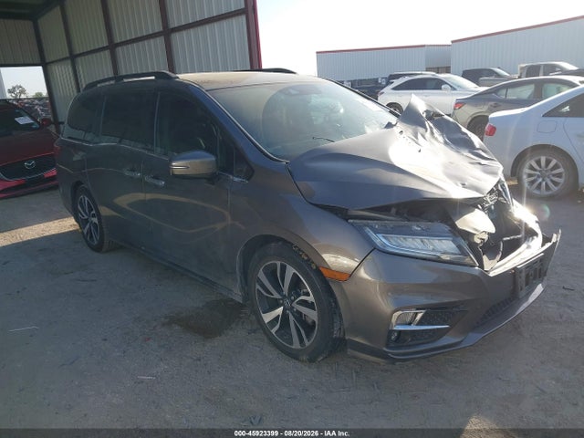 45923399 :رقم المزاد ، 5FNRL6H96KB087525 vin ، 2019 Honda Odyssey Elite مزاد بيع