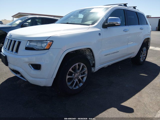 2015 Jeep Grand Cherokee Overland მანქანა იყიდება აუქციონზე, vin: 1C4RJFCM9FC618673, აუქციონის ნომერი: 45923451