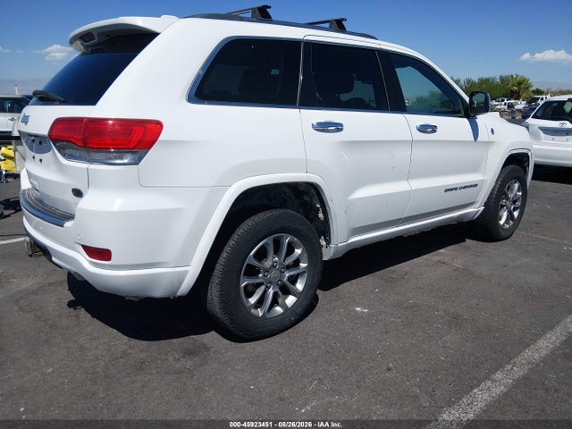 2015 Jeep Grand Cherokee Overland მანქანა იყიდება აუქციონზე, vin: 1C4RJFCM9FC618673, აუქციონის ნომერი: 45923451