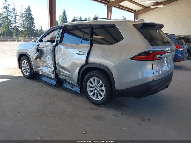 Продаж на аукціоні авто 2026 Toyota Grand Highlander Hybrid Xle, vin: 5TDACAB55TS107380, номер лоту: 45923502