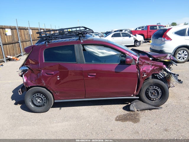 45923514 :رقم المزاد ، ML32A3HJ7KH014537 vin ، 2019 Mitsubishi Mirage Es مزاد بيع