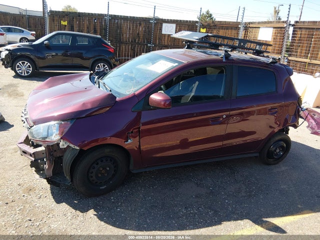 45923514 :رقم المزاد ، ML32A3HJ7KH014537 vin ، 2019 Mitsubishi Mirage Es مزاد بيع