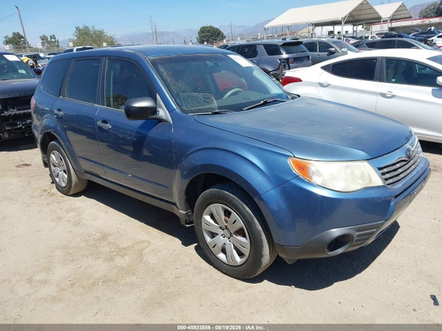 2010 Subaru Forester 2.5x მანქანა იყიდება აუქციონზე, vin: JF2SH6AC3AH757198, აუქციონის ნომერი: 45923556