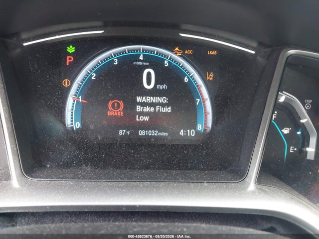 2020 Honda Civic Ex მანქანა იყიდება აუქციონზე, vin: 19XFC1F34LE204627, აუქციონის ნომერი: 45923676