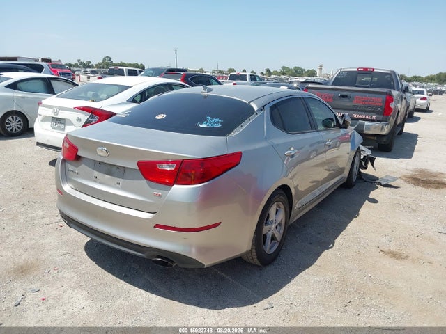 Продажа на аукционе авто 2014 Kia Optima Lx, vin: KNAGM4A79E5454695, номер лота: 45923748