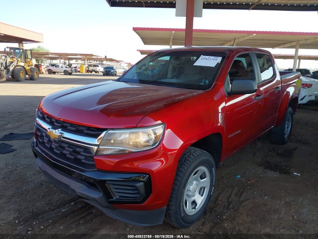 2021 Chevrolet Colorado 2wd  Short Box Wt მანქანა იყიდება აუქციონზე, vin: 1GCGSBEN3M1281171, აუქციონის ნომერი: 45923769