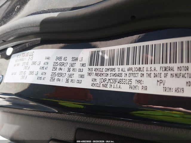Продаж на аукціоні авто 2015 Jeep Cherokee Latitude, vin: 1C4PJMCS9FW653125, номер лоту: 45923855