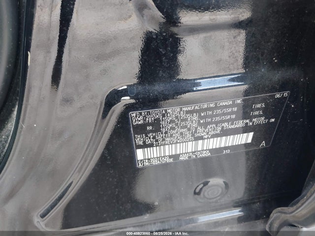 Aukcja sprzedaży 2015 Toyota Rav4 Limited, vin: 2T3YFREV3FW200255, numer aukcji: 45923860