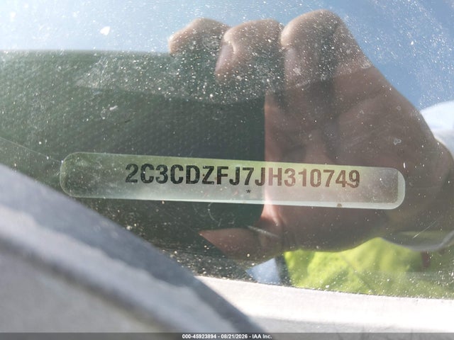 Продаж на аукціоні авто 2018 Dodge Challenger R/t Scat Pack, vin: 2C3CDZFJ7JH310749, номер лоту: 45923894