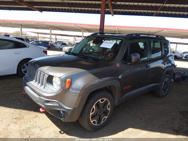 2016 Jeep Renegade Trailhawk მანქანა იყიდება აუქციონზე, vin: ZACCJBCT1GPD63634, აუქციონის ნომერი: 45923943
