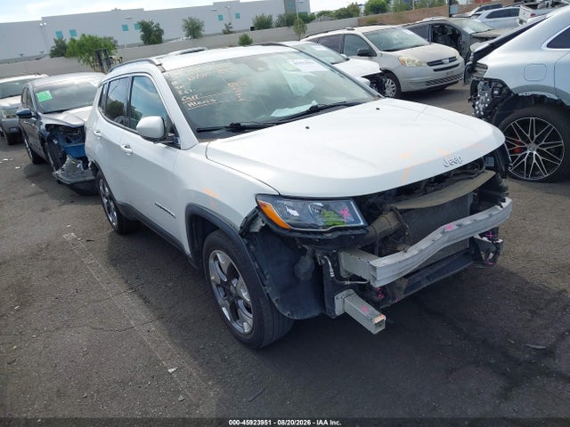 2021 Jeep Compass Limited Fwd მანქანა იყიდება აუქციონზე, vin: 3C4NJCCBXMT564295, აუქციონის ნომერი: 45923951