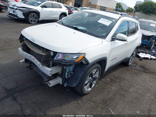 2021 Jeep Compass Limited Fwd მანქანა იყიდება აუქციონზე, vin: 3C4NJCCBXMT564295, აუქციონის ნომერი: 45923951