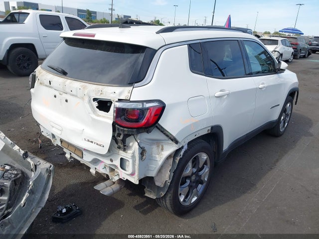 2021 Jeep Compass Limited Fwd მანქანა იყიდება აუქციონზე, vin: 3C4NJCCBXMT564295, აუქციონის ნომერი: 45923951