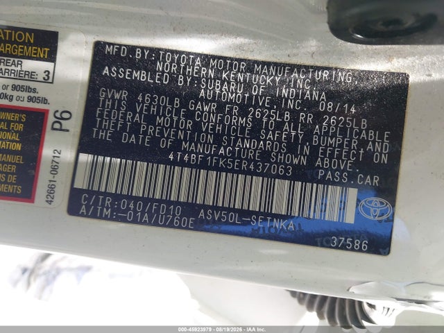 Toyota CAMRY LE 2014 4T4BF1FK5ER437063 Image 9