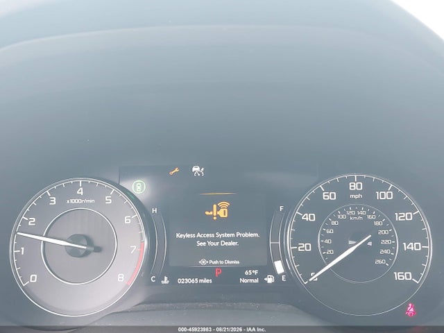 2023 Acura Rdx Advance Package მანქანა იყიდება აუქციონზე, vin: 5J8TC2H77PL008897, აუქციონის ნომერი: 45923983