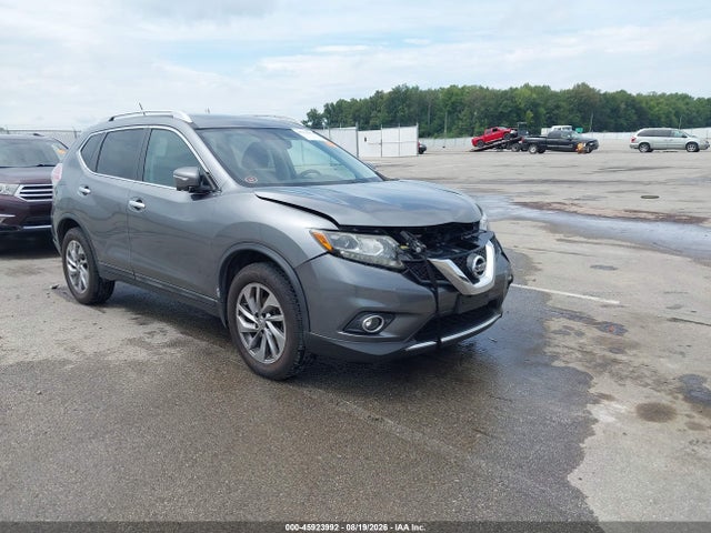 2015 Nissan Rogue Sl მანქანა იყიდება აუქციონზე, vin: 5N1AT2MVXFC855580, აუქციონის ნომერი: 45923992