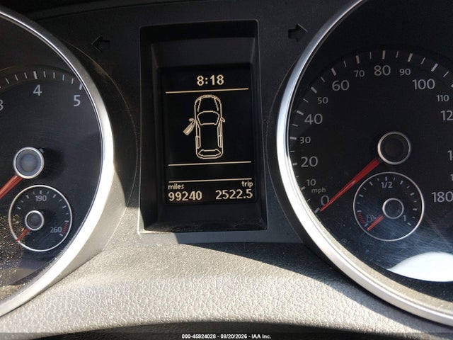 2012 Volkswagen Gti 4-door მანქანა იყიდება აუქციონზე, vin: WVWGV7AJXCW295495, აუქციონის ნომერი: 45924028