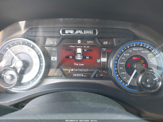 Aukcja sprzedaży 2019 Ram 1500 Limited  4x4 5'7 Box, vin: 1C6SRFHT2KN885170, numer aukcji: 45924119