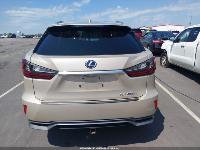 Продаж на аукціоні авто 2017 Lexus Rx 450h, vin: 2T2BGMCA6HC014501, номер лоту: 45924191