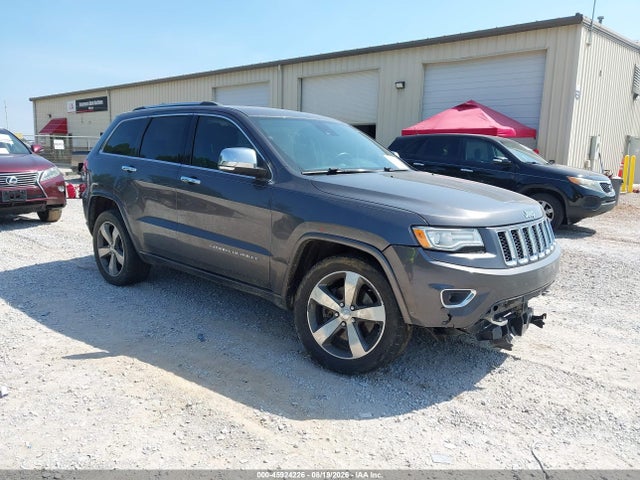 2015 Jeep Grand Cherokee Overland მანქანა იყიდება აუქციონზე, vin: 1C4RJFCT1FC712795, აუქციონის ნომერი: 45924226