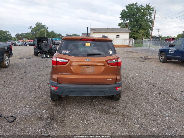 Продажа на аукционе авто 2018 Ford Ecosport Se, vin: MAJ6P1UL5JC217968, номер лота: 45924258