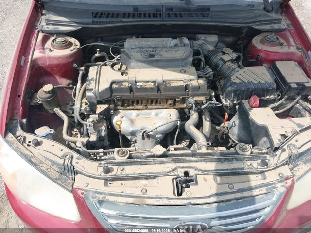45924689 :رقم المزاد ، KNAFE121285514175 vin ، 2008 Kia Spectra Ex مزاد بيع