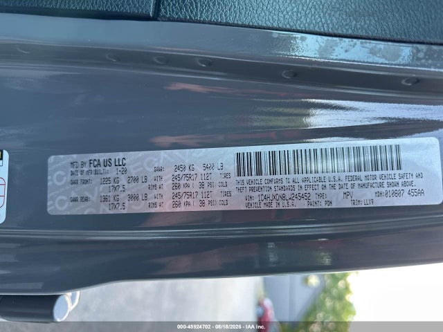 2020 Jeep Wrangler Unlimited Freedom 4x4 მანქანა იყიდება აუქციონზე, vin: 1C4HJXDN8LW245452, აუქციონის ნომერი: 45924702