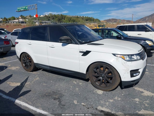 Продажа на аукционе авто 2016 Land Rover Range Rover Sport 3.0l V6 Supercharged Hse, vin: SALWR2PF1GA119890, номер лота: 45924707