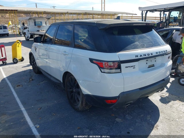 Продажа на аукционе авто 2016 Land Rover Range Rover Sport 3.0l V6 Supercharged Hse, vin: SALWR2PF1GA119890, номер лота: 45924707