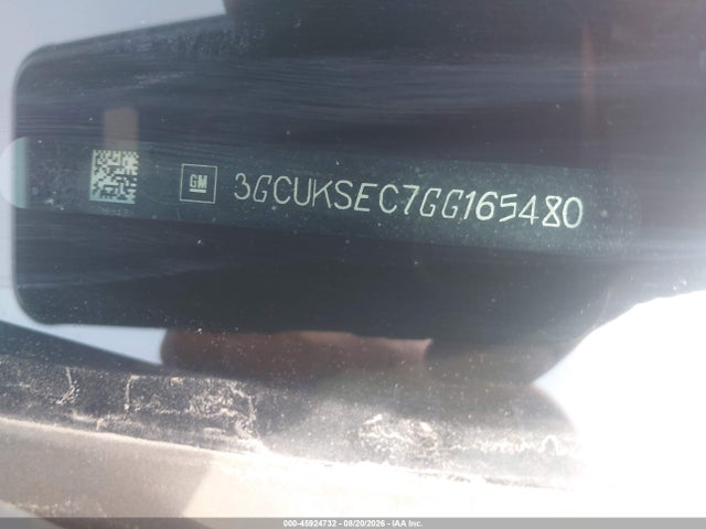 45924732 :رقم المزاد ، 3GCUKSEC7GG165480 vin ، 2016 Chevrolet Silverado 1500 Ltz مزاد بيع