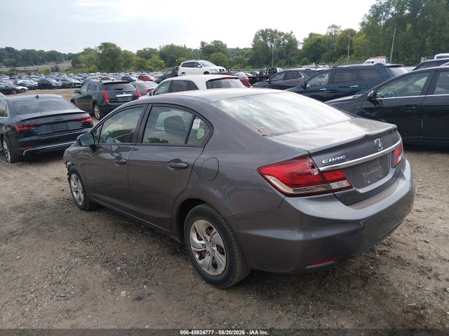 45924777 :رقم المزاد ، 19XFB2F54FE043064 vin ، 2015 Honda Civic Lx مزاد بيع