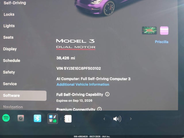 Tesla Model 3 Performance Dual Motor All-wheel Drive 2023 5YJ3E1EC8PF503102 Image 15