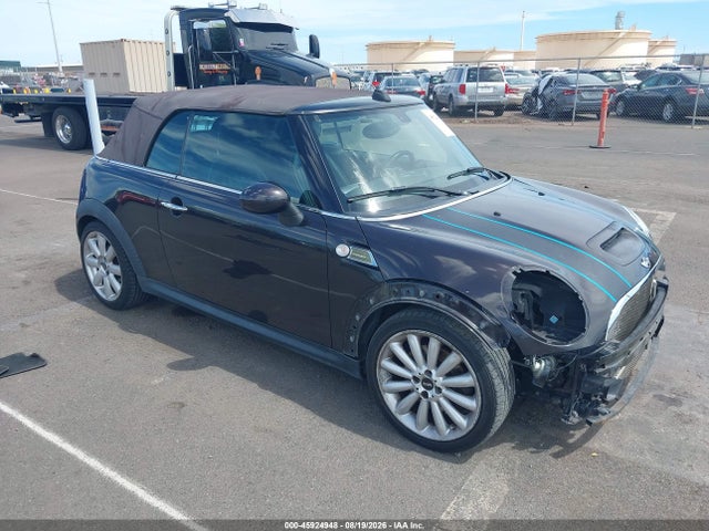 45924948 :رقم المزاد ، WMWZP3C53DT550824 vin ، 2013 Mini Convertible Cooper S مزاد بيع
