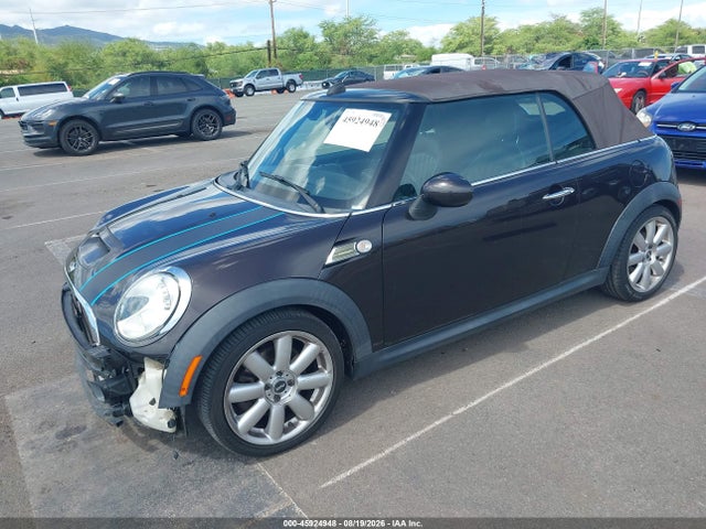 Продажа на аукционе авто 2013 Mini Convertible Cooper S, vin: WMWZP3C53DT550824, номер лота: 45924948