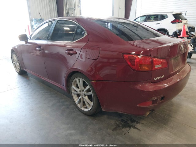 45924991 :رقم المزاد ، JTHBK262662010793 vin ، 2006 Lexus Is 250 مزاد بيع