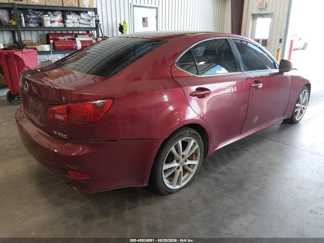 45924991 :رقم المزاد ، JTHBK262662010793 vin ، 2006 Lexus Is 250 مزاد بيع