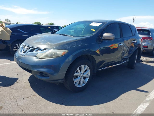 2011 Nissan Murano S მანქანა იყიდება აუქციონზე, vin: JN8AZ1MUXBW056545, აუქციონის ნომერი: 45925068