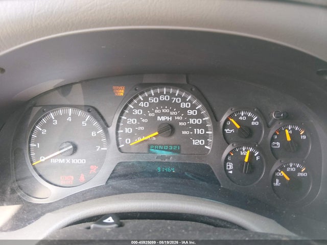 45925099 :رقم المزاد ، 1GNES16S636156325 vin ، 2003 Chevrolet Trailblazer Ext Lt مزاد بيع