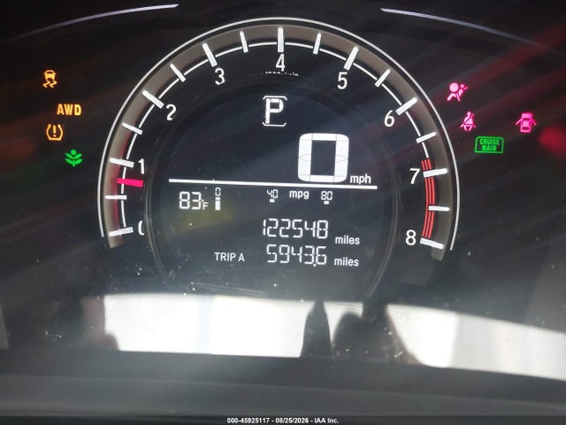 45925117 :رقم المزاد ، 2HKRW6H35HH216092 vin ، 2017 Honda Cr-v Lx مزاد بيع