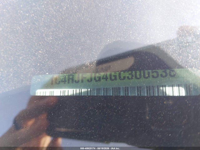 Aukcja sprzedaży 2016 Jeep Grand Cherokee Summit, vin: 1C4RJFJG4GC300538, numer aukcji: 45925174