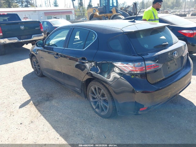 45925245 :رقم المزاد ، JTHKD5BHXC2120330 vin ، 2012 Lexus Ct 200h Premium مزاد بيع