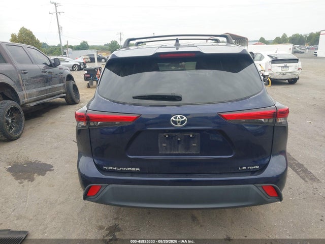 45925333 :رقم المزاد ، 5TDBZRBH6NS562107 vin ، 2022 Toyota Highlander Le مزاد بيع