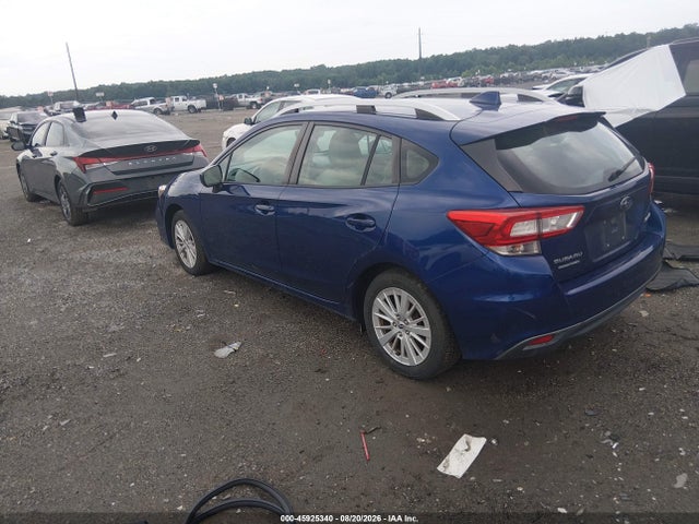 Продажа на аукционе авто 2018 Subaru Impreza 2.0i Premium, vin: 4S3GTAB62J3724561, номер лота: 45925340