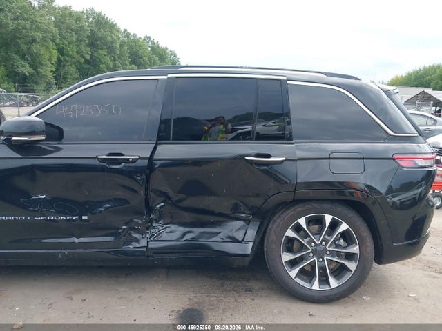 Продаж на аукціоні авто 2022 Jeep Grand Cherokee 4xe Overland 4x4, vin: 1C4RJYD64N8756778, номер лоту: 45925350