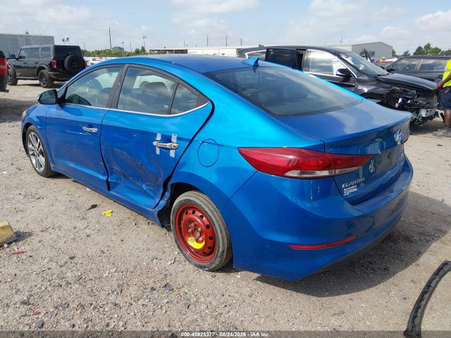 Aukcja sprzedaży 2017 Hyundai Elantra Limited, vin: KMHD84LF7HU299004, numer aukcji: 45925377