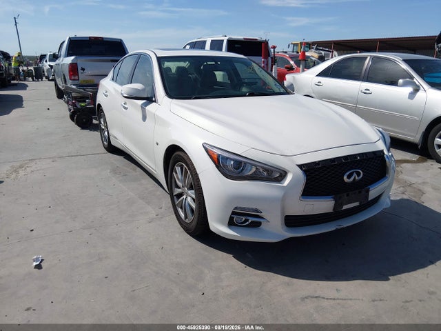 2015 Infiniti Q50 Premium მანქანა იყიდება აუქციონზე, vin: JN1BV7AP0FM352983, აუქციონის ნომერი: 45925390