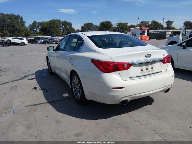 2015 Infiniti Q50 Premium მანქანა იყიდება აუქციონზე, vin: JN1BV7AP0FM352983, აუქციონის ნომერი: 45925390